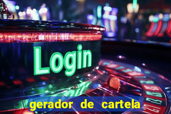 gerador de cartela de bingo